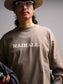 RADIALL | Board Walk - FAKE LAYERED T-SHIRT L/S - Taupe