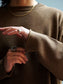 RADIALL | Ludwig - CREW NECK SWEATER L/S - Faded Brown