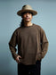 RADIALL | Ludwig - CREW NECK SWEATER L/S - Faded Brown