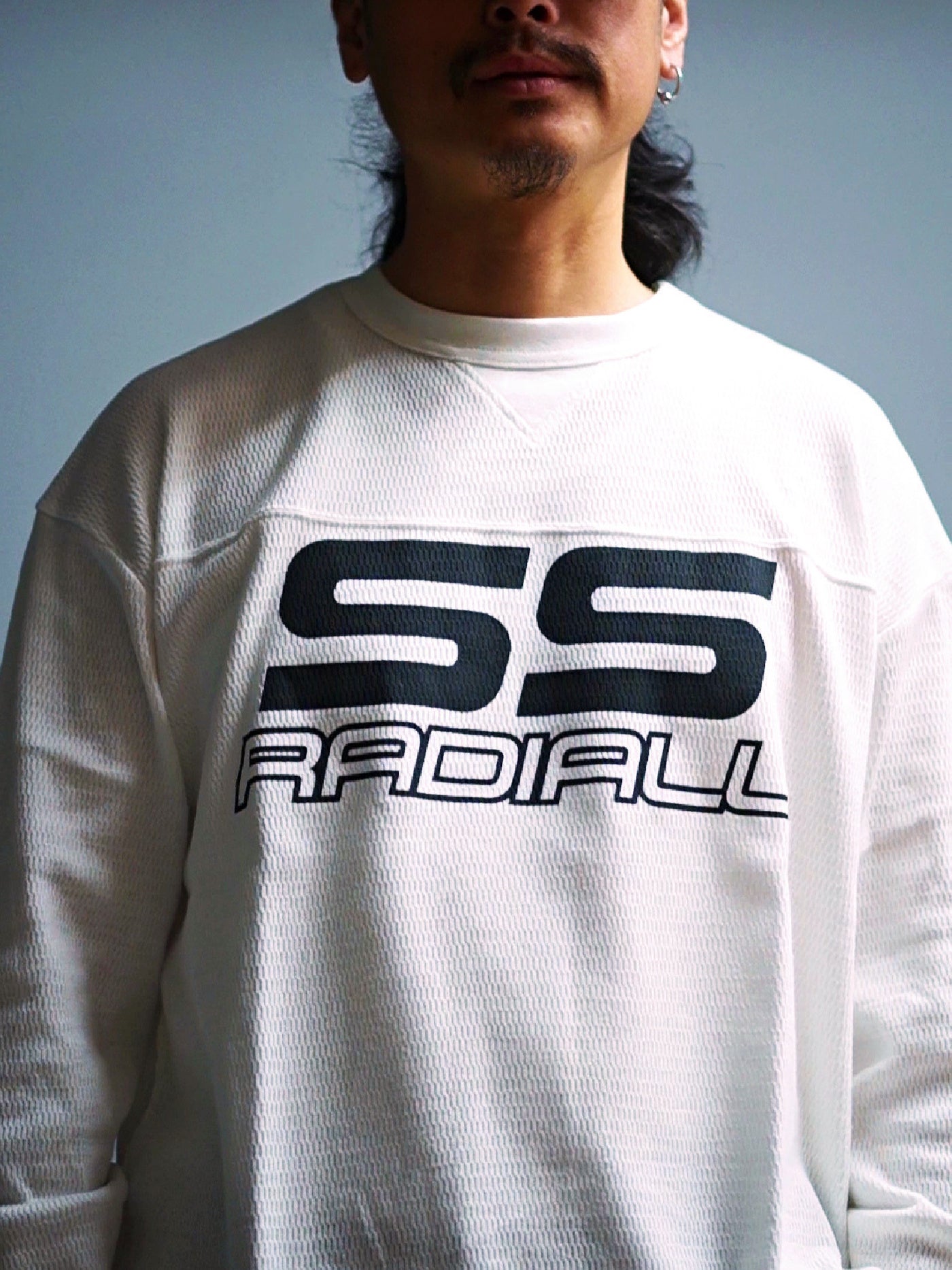 RADIALL | Coupe - FOOTBALL SHIRT L/S - White
