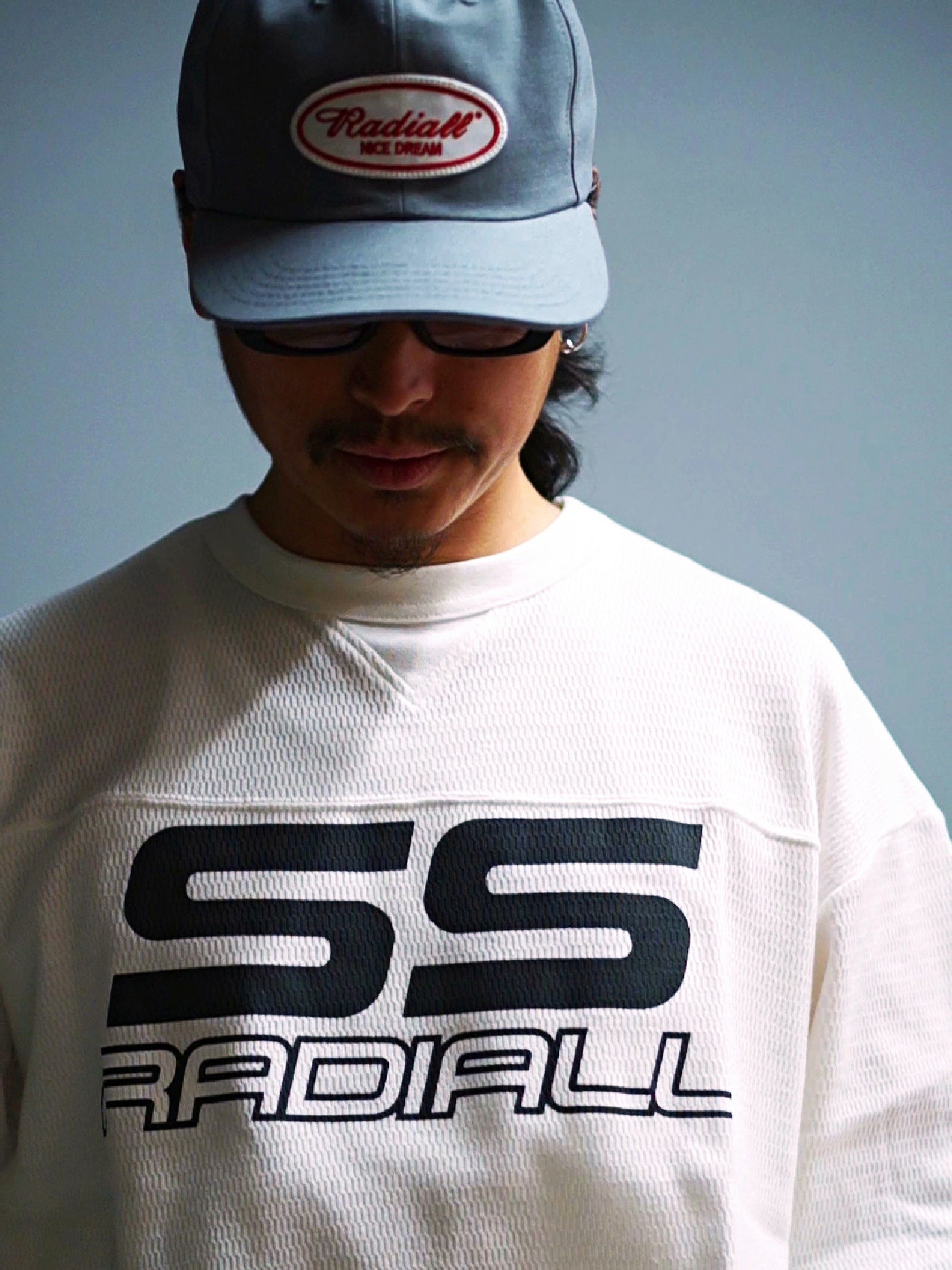 RADIALL | Coupe - FOOTBALL SHIRT L/S - White