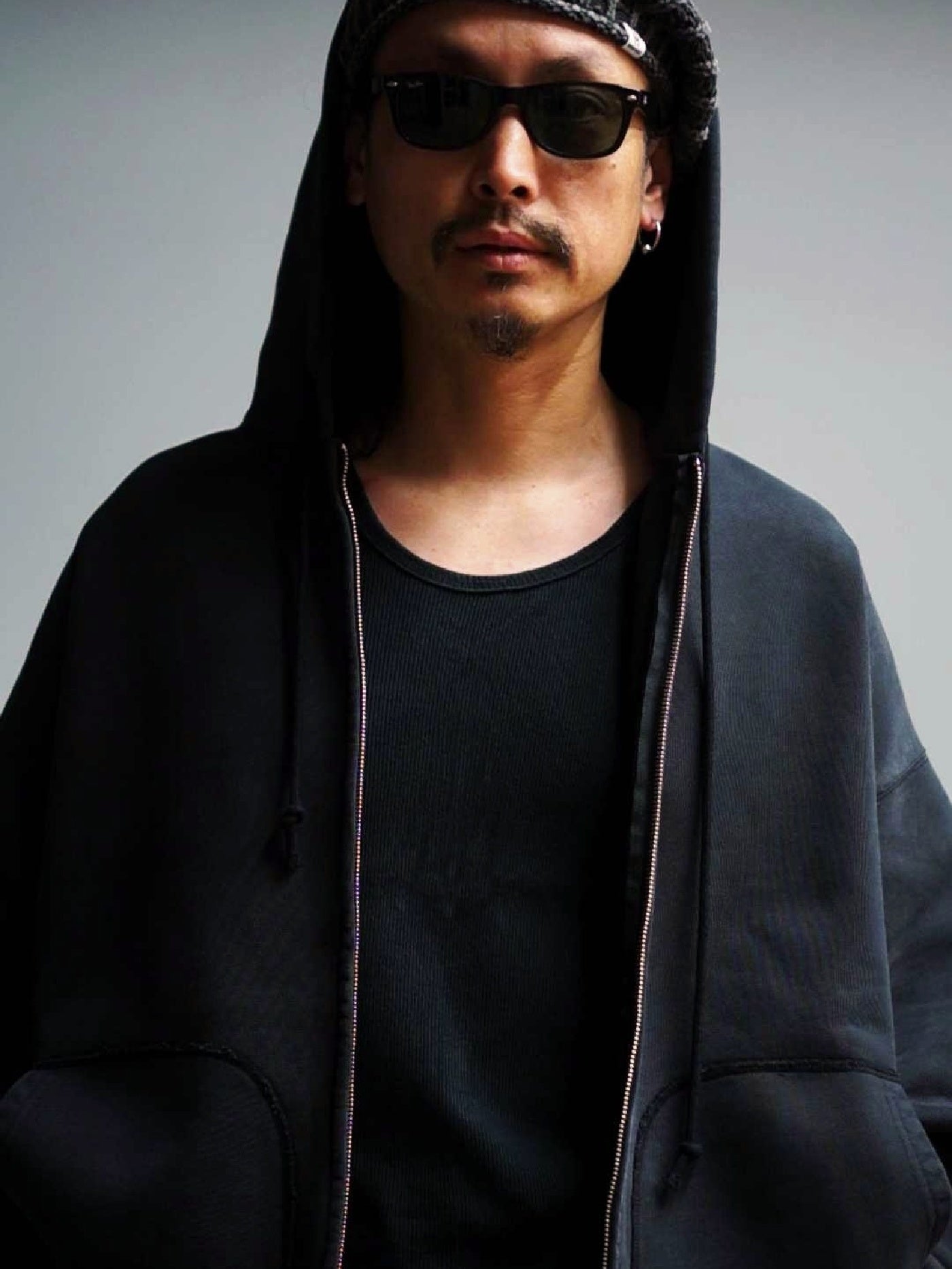 WAX | Vintage Zip Hoodie - Faded Black