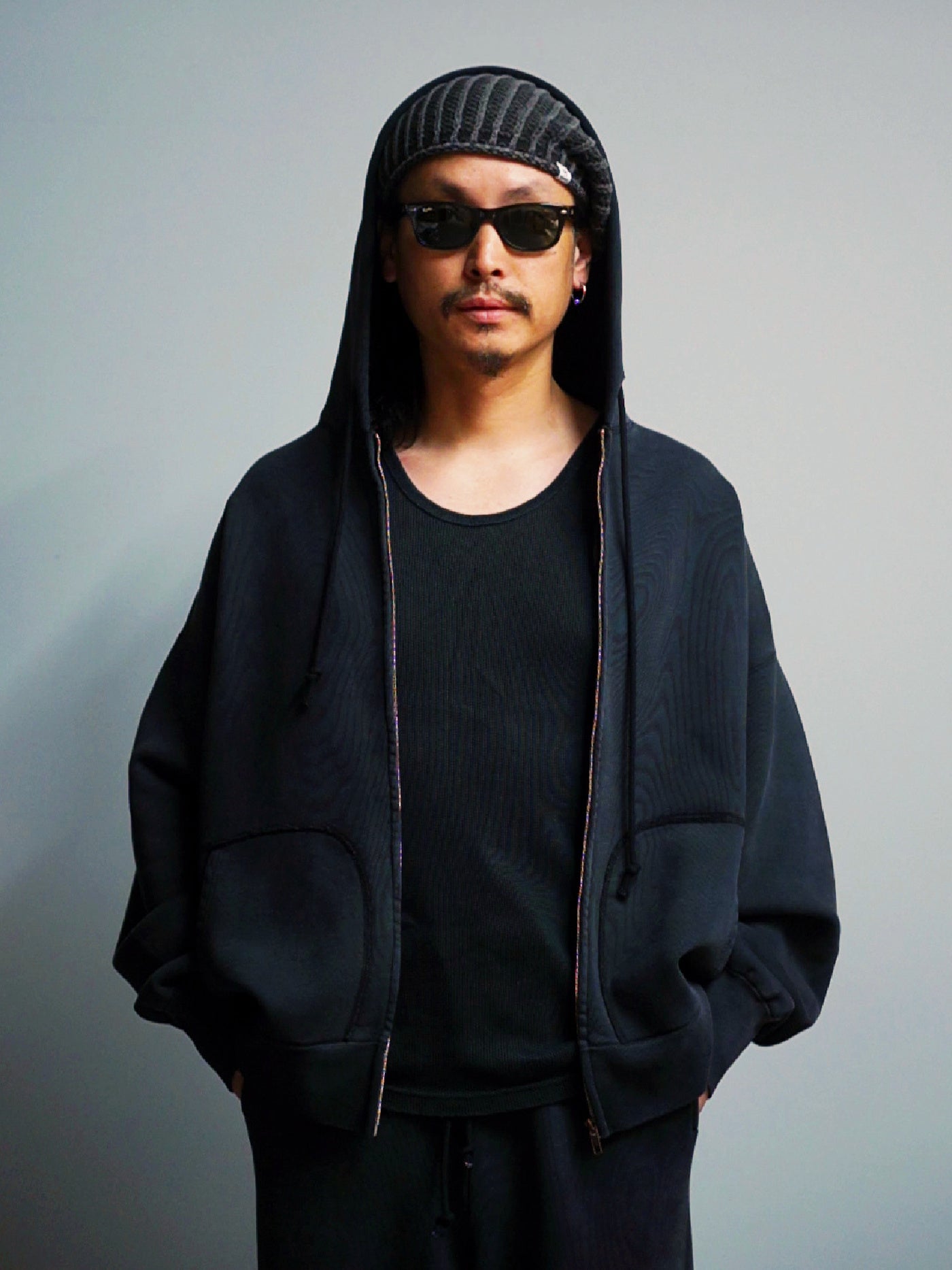 WAX | Vintage Zip Hoodie - Faded Black