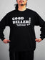 GOOD HELLER | LOGO THERMAL L/S T-SHIRT - Black