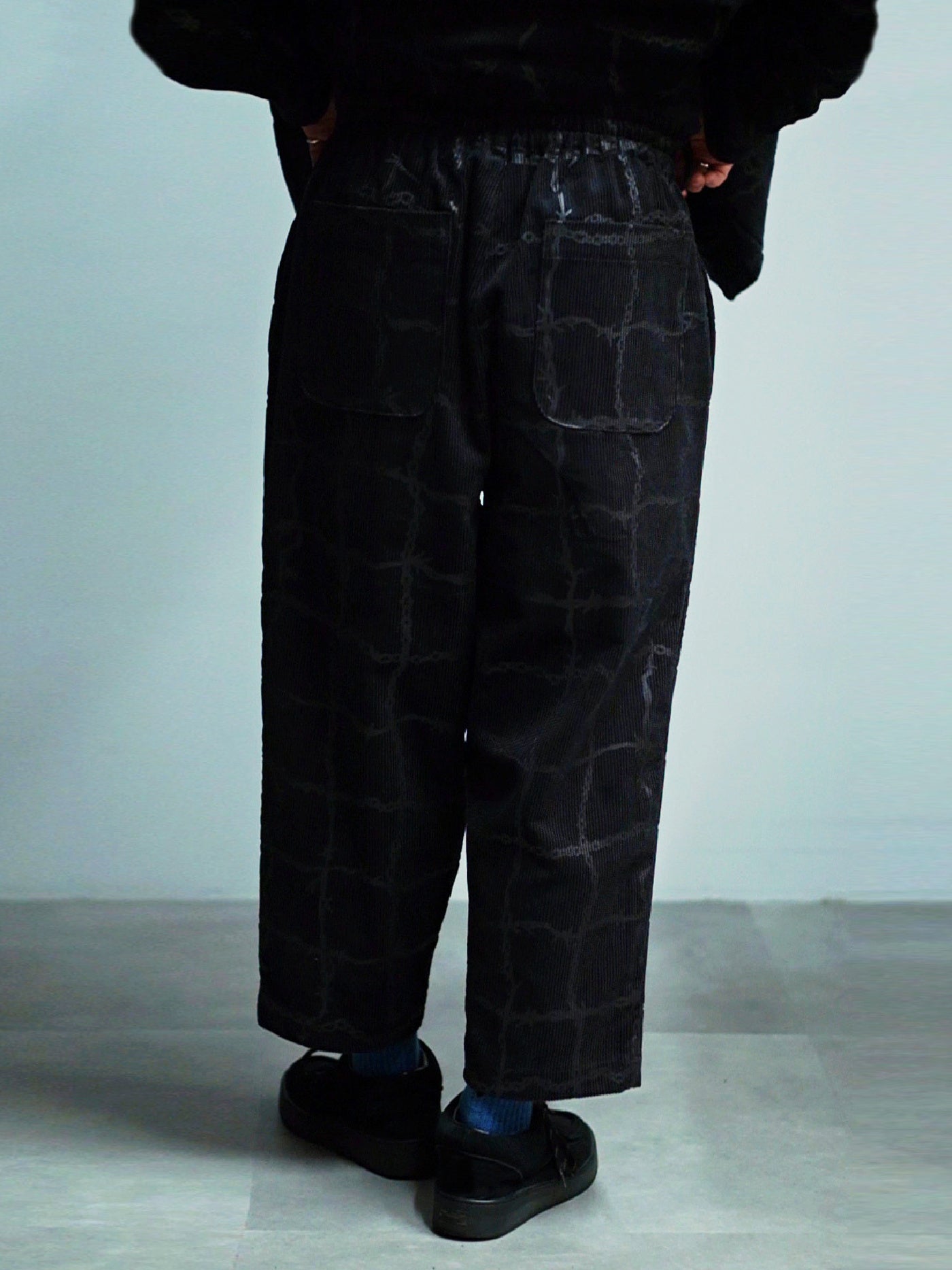 GANGSTERVILLE | BARBED WIRE - EASY PANTS / GSV5303 - Black