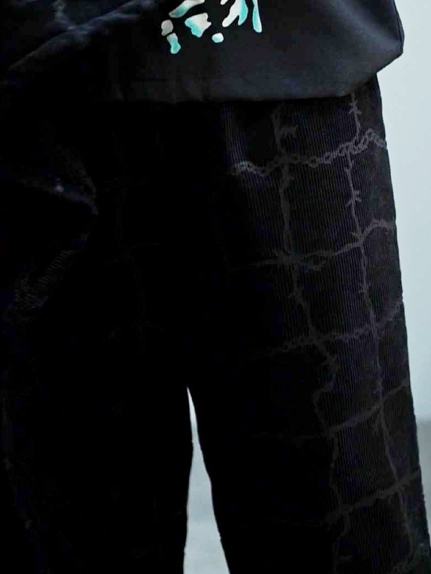 GANGSTERVILLE | BARBED WIRE - EASY PANTS / GSV5303 - Black