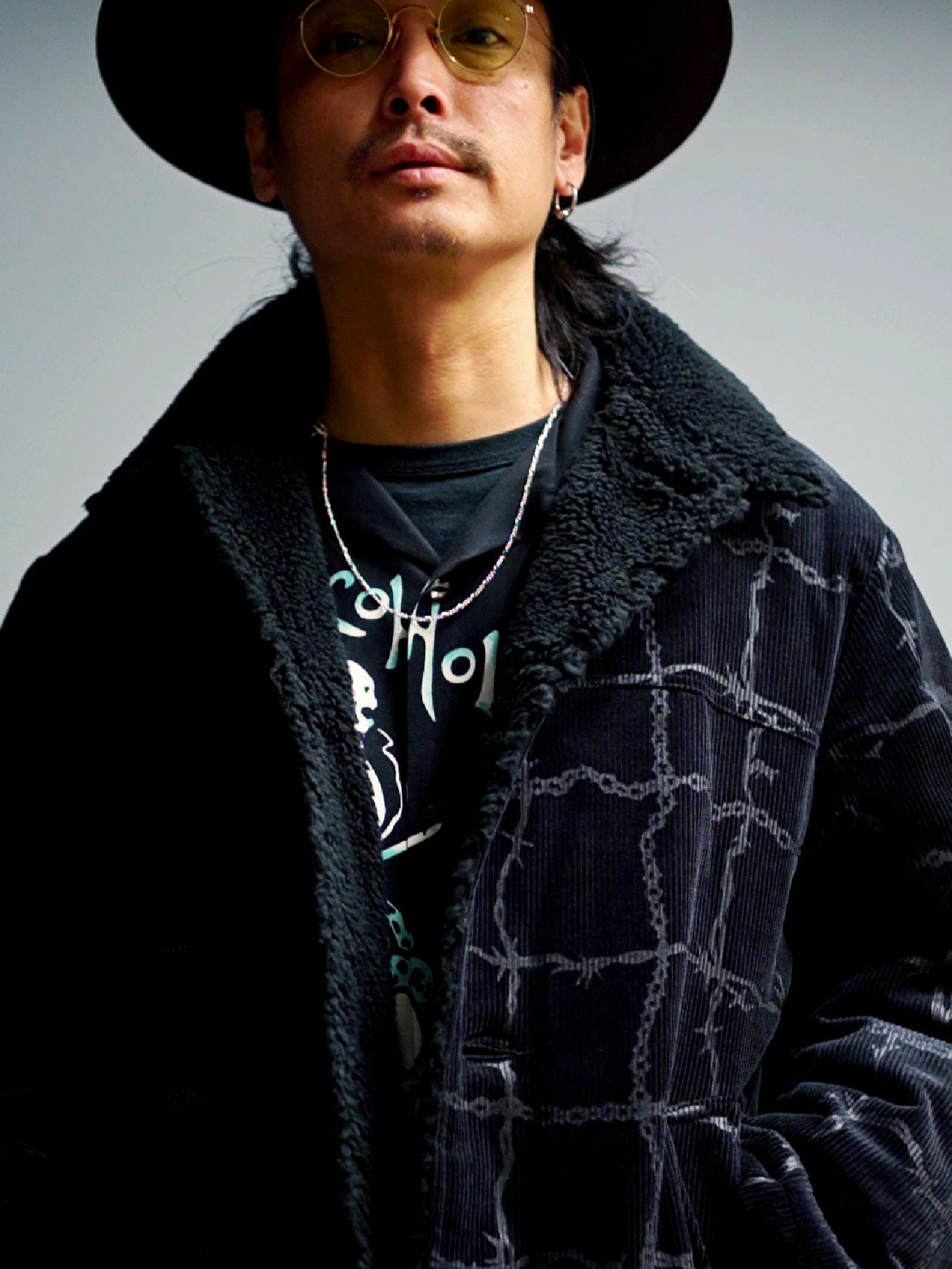 GANGSTERVILLE | BARBED WIRE - RANCH COAT / GSV5302 - Black