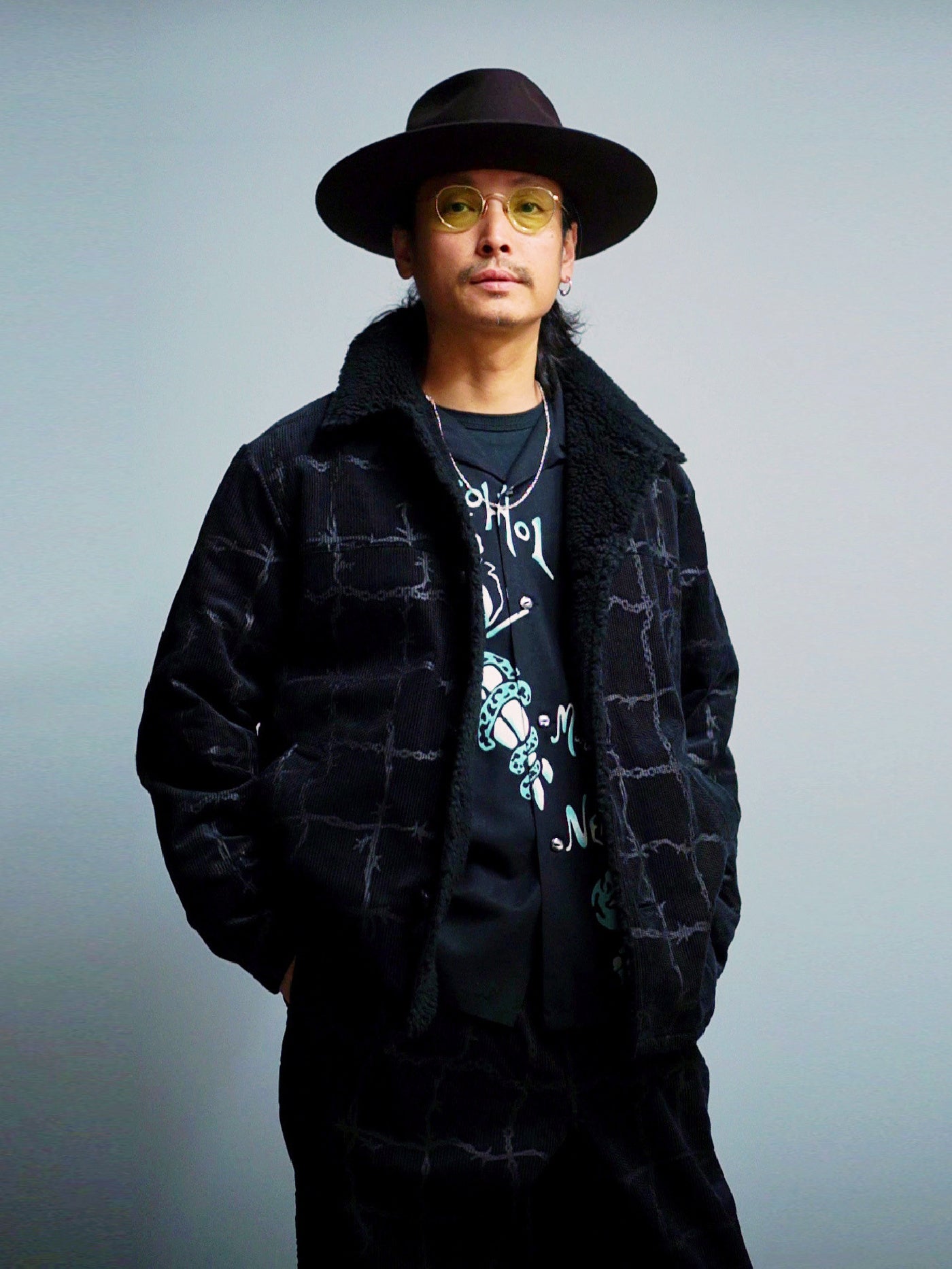 GANGSTERVILLE | BARBED WIRE - RANCH COAT / GSV5302 - Black