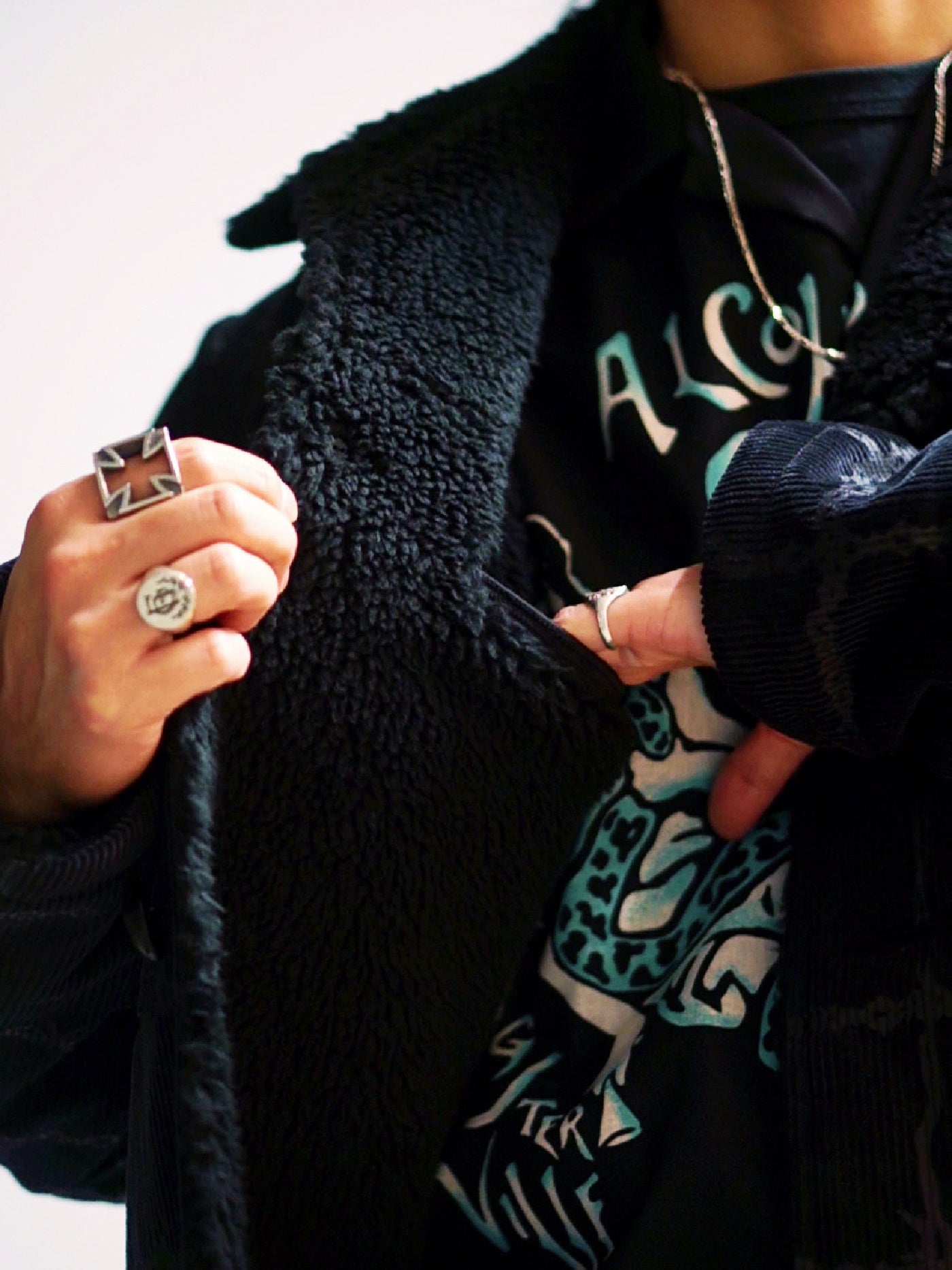 GANGSTERVILLE | BARBED WIRE - RANCH COAT / GSV5302 - Black