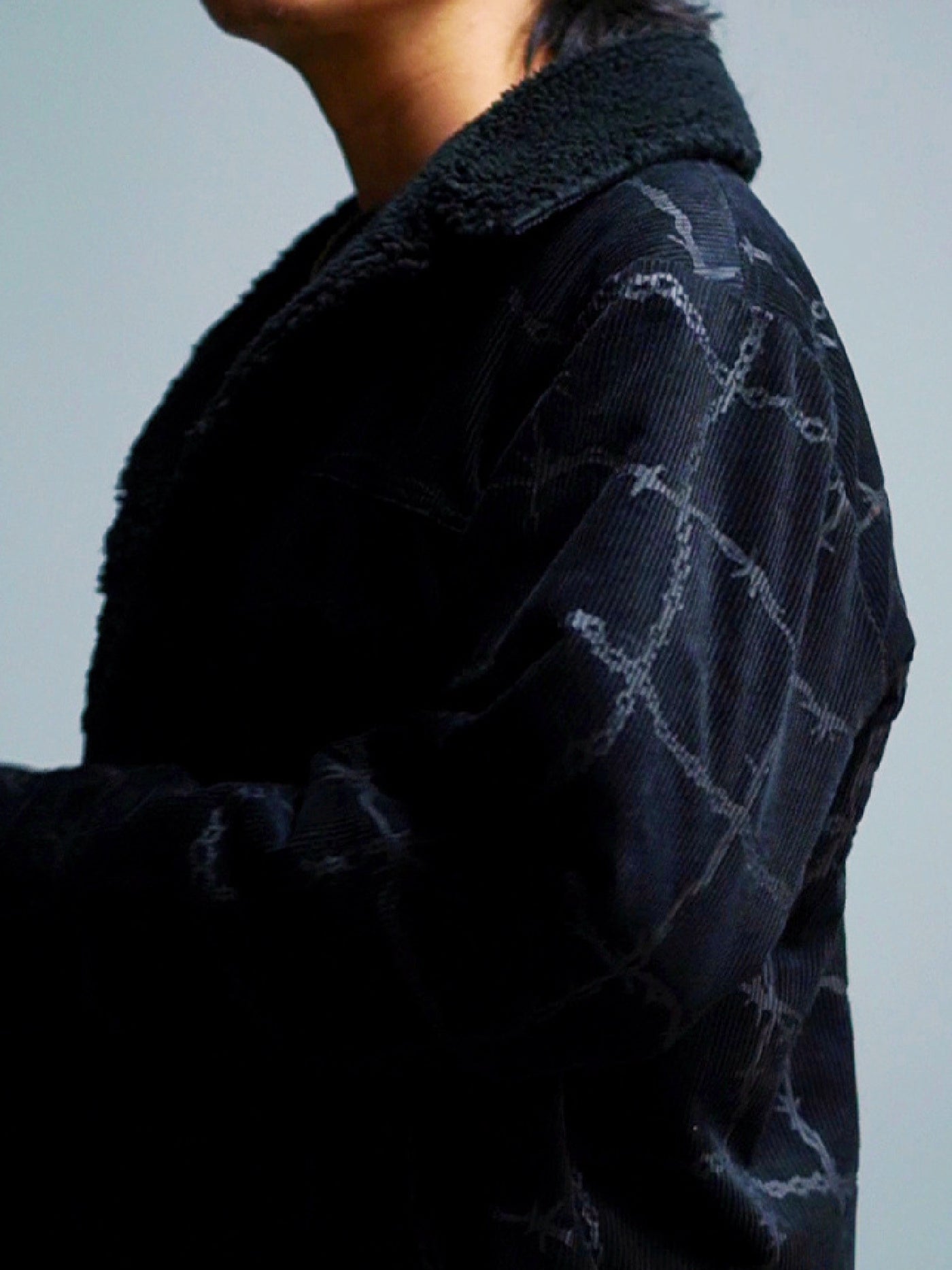 GANGSTERVILLE | BARBED WIRE - RANCH COAT / GSV5302 - Black