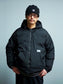 【11.15 (Sat) 12:00 Release】MINE USA | Down Double Zip Hoodie MINE×TAION - Black