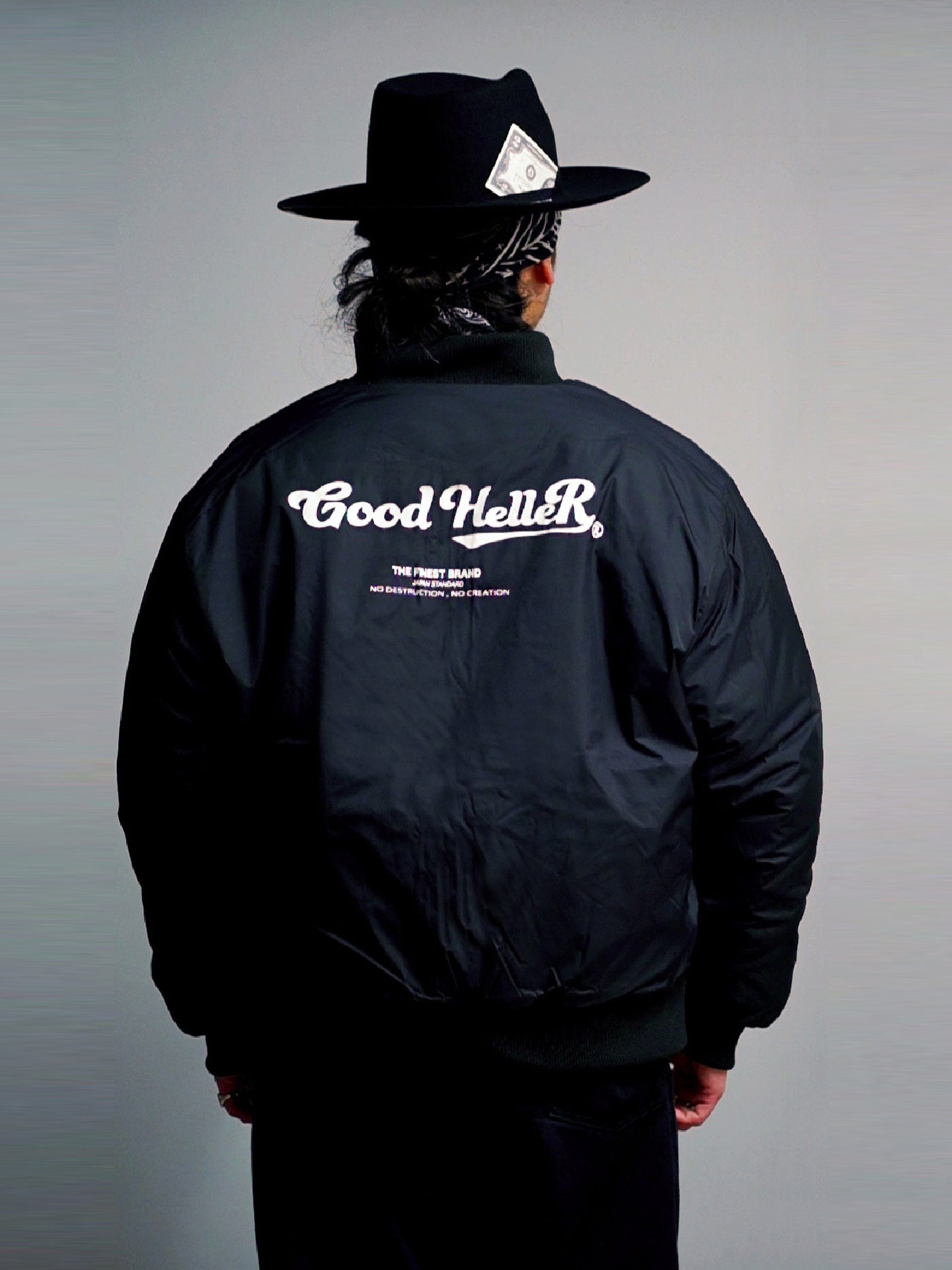 GOOD HELLER | REVERSIBLE QUILTING JACKET - White/Black