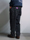 【10.25 (Sat) 12:00 Release】GOOD HELLER | HEAVY CANVAS DOUBLE KNEE PAINTER PANTS - Faded Black