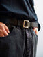 GOOD HELLER | SQUARE BUCKLE LEATHER BELT
