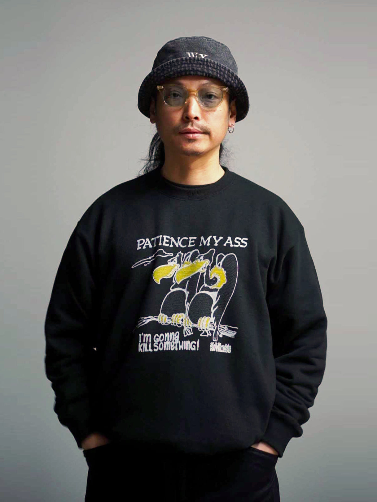 RUTHLESS | PATIENCE MY ASS Sweat - Black