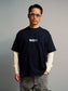 WAX | WAX STITCH TEE for GOAT - Black