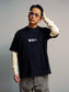 WAX | WAX STITCH TEE for GOAT - Black