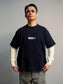 WAX | WAX STITCH TEE for GOAT - Black