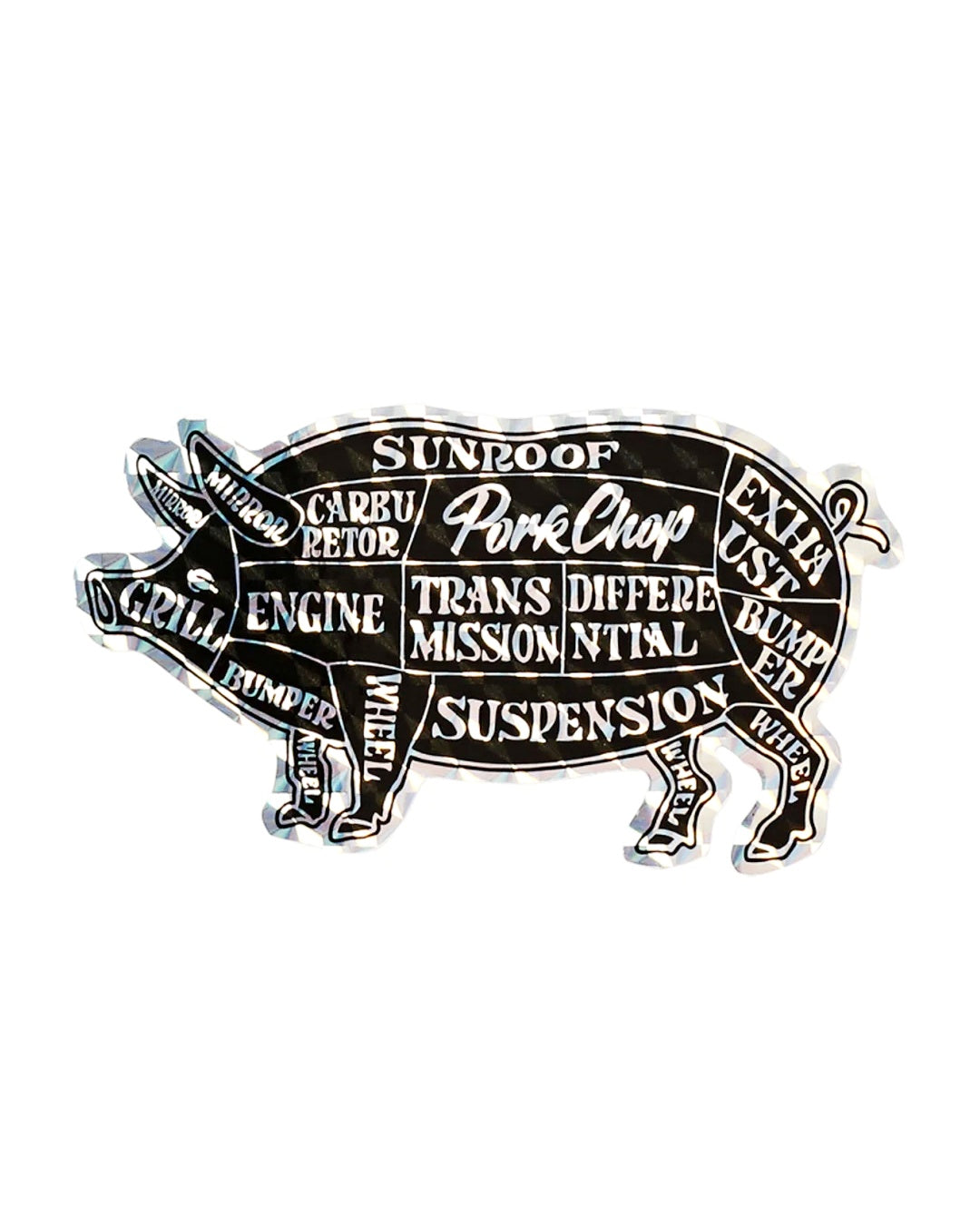 PORKCHOP | HOLOGRAM PORK STICKER