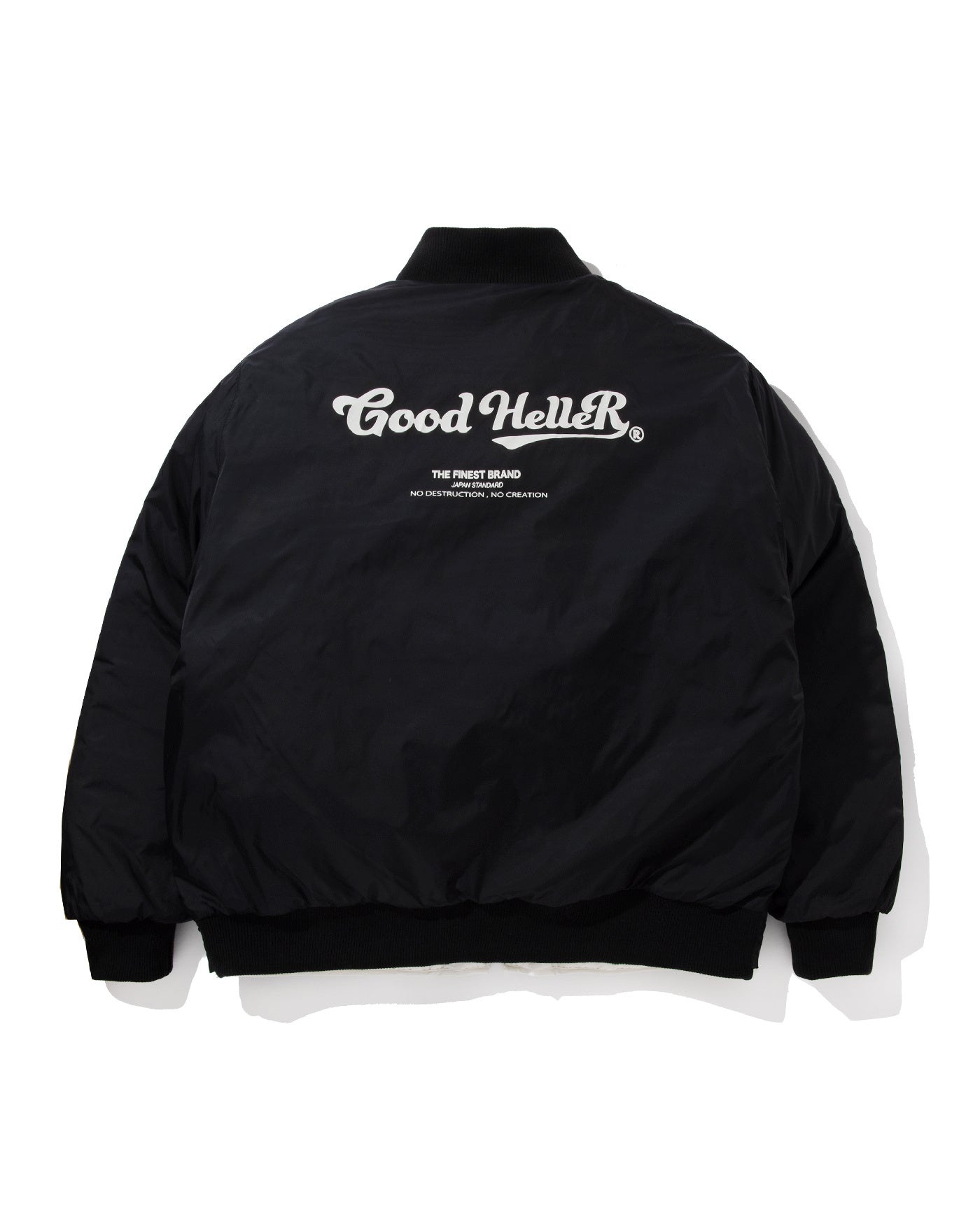 GOOD HELLER | REVERSIBLE QUILTING JACKET - White/Black