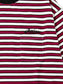 【8.23 (Sat) 12:00 Release】GOOD HELLER | BORDER L/S T-SHIRT - Red