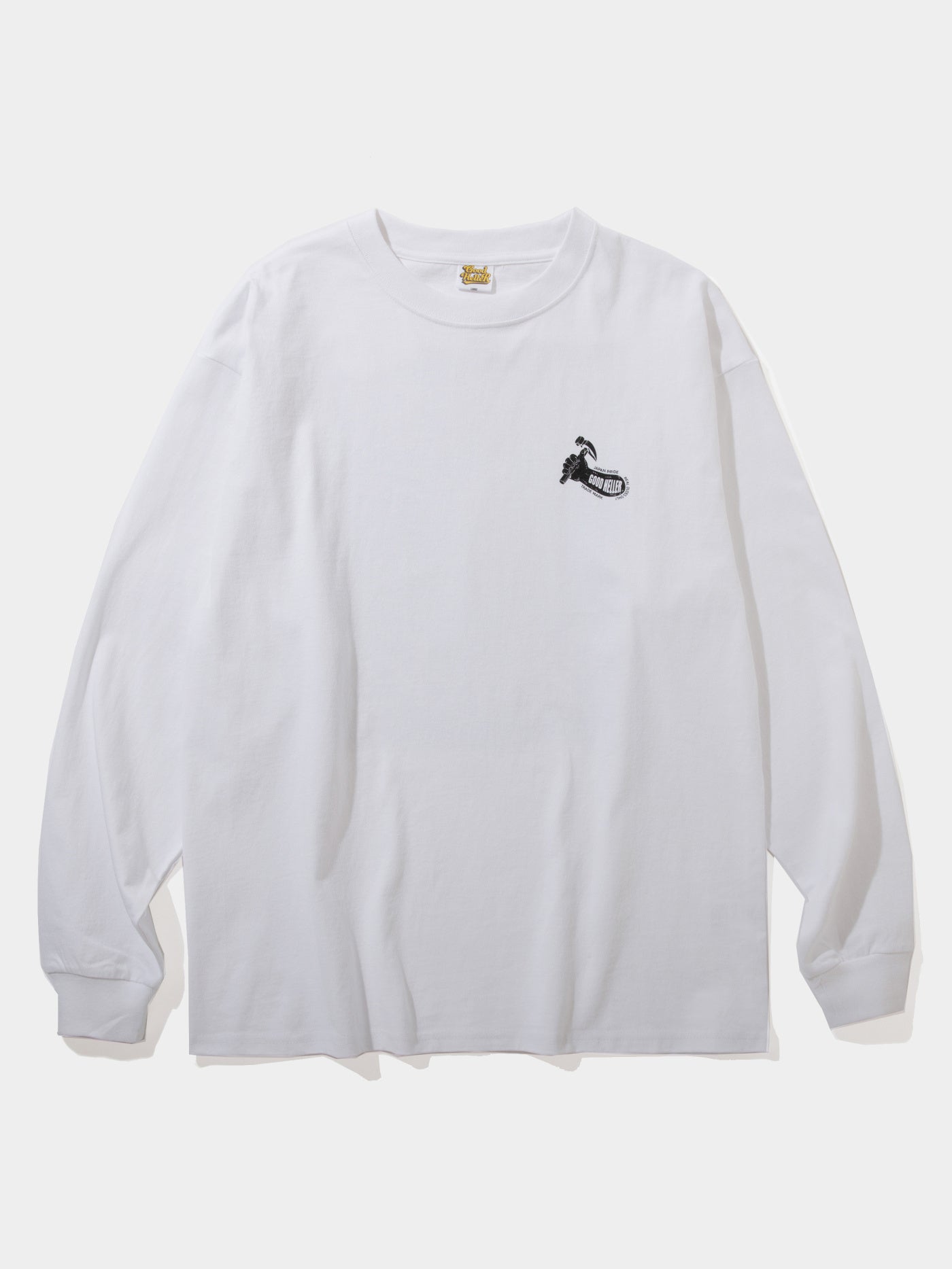 GOOD HELLER | HONEST WORKS L/S T-SHIRT - White