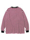 【8.23 (Sat) 12:00 Release】GOOD HELLER | BORDER L/S T-SHIRT - Red