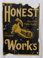 GOOD HELLER | HONEST WORKS L/S T-SHIRT - White