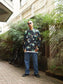 RADIALL | HOT DUB - OPEN COLLARED SHIRT L/S - Black