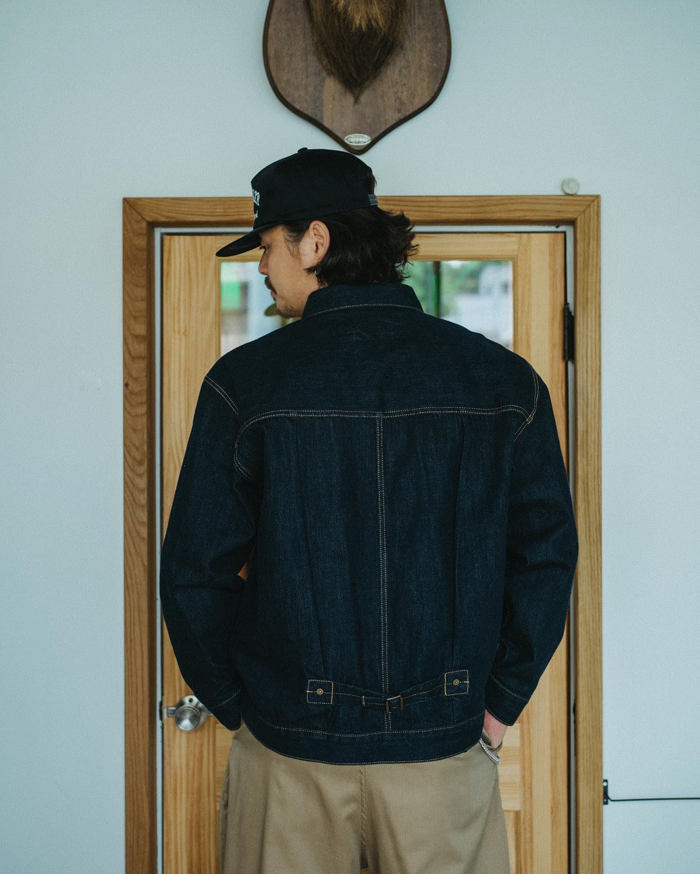 GOOD HELLER | 2nd TYPE WIDE DENIM JACKET - Indigo Wash