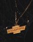 RADIALL | POSSE - EMBLEM NECKLACE - 18K Plated