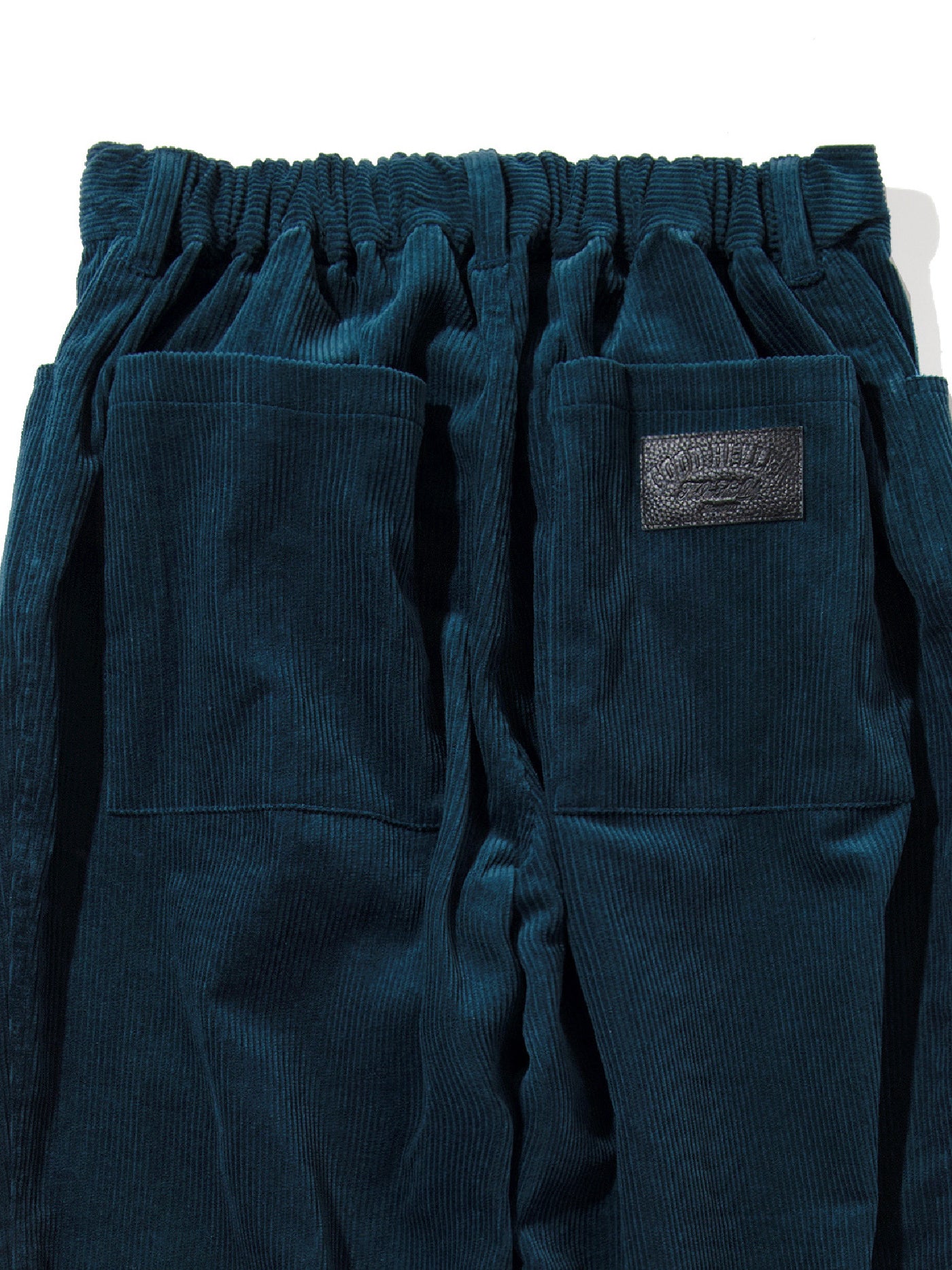 【12.27 (Sat) 12:00 Release】GOOD HELLER | CORDUROY WIDE STRAIGHT EASY PANTS - Navy