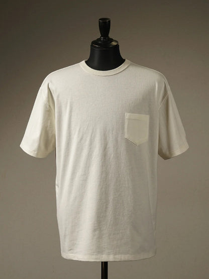 GLADHAND & Co. | HEAVY WEIGHT BINDER NECK POCKET T-SHIRTS - White