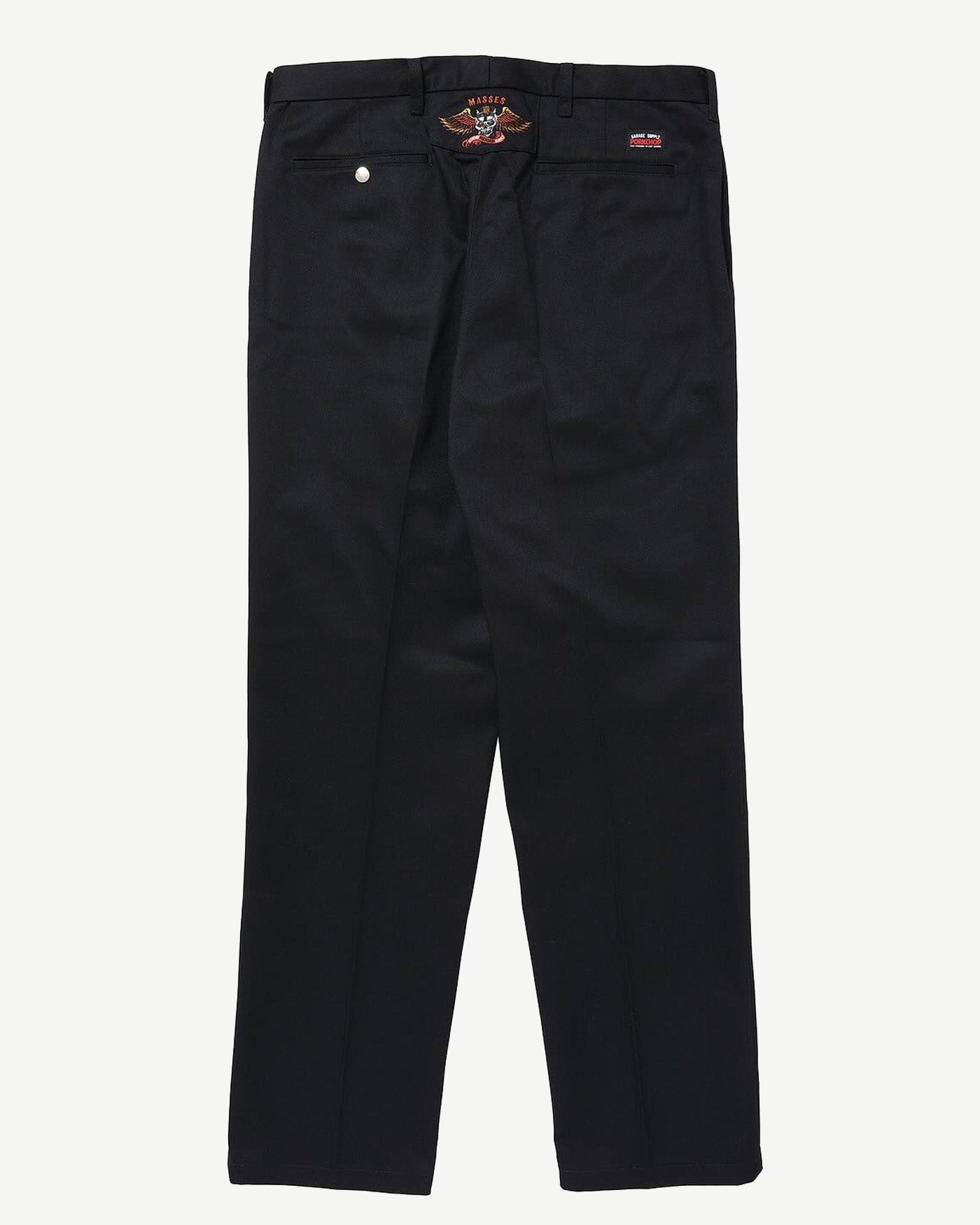 PORKCHOP | HOPSACK PANTS P - Black