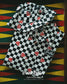 GOOD HELLER | GH CHECKERED FLAG DRIPPING LOGO WAPPEN S/S SHIRT