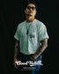 GOOD HELLER | BATTICK DYEING POCKET S/S T-SHIRT - White