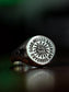 GOOD HELLER | SUN LOGO SIGNET RING - 925 Silver