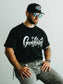GOOD HELLER | DRIPPING LOGO S/S T-SHIRT - Black