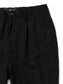 GOOD HELLER | POLYESTER RAYON ONE TUCK EASY SLACKS - Black