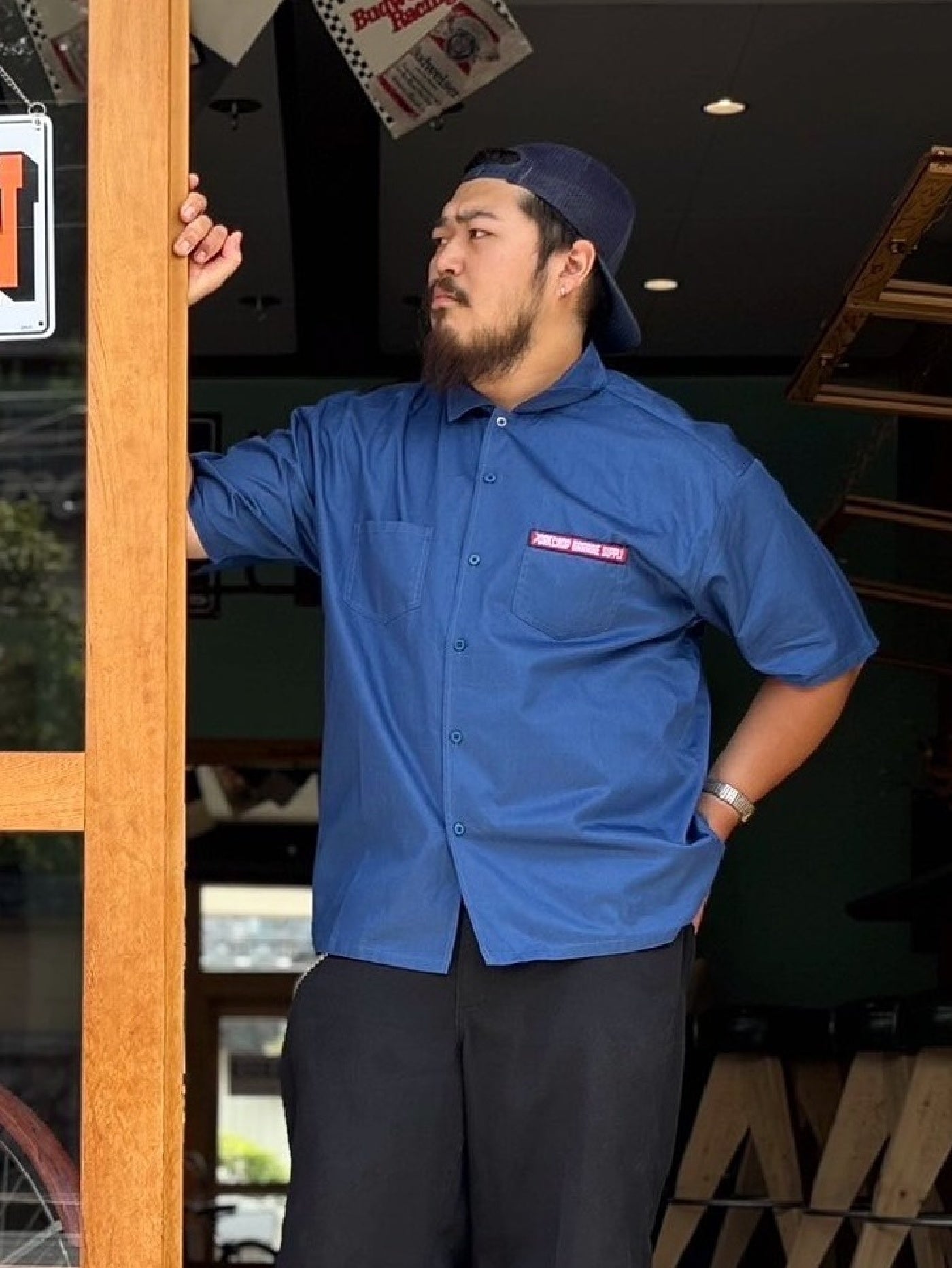 PORKCHOP | PCGS WORK SHIRT - Blue