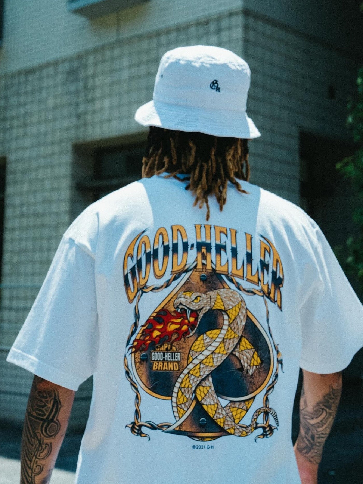 GOOD HELLER | BB LOGO CASUAL BUCKET HAT