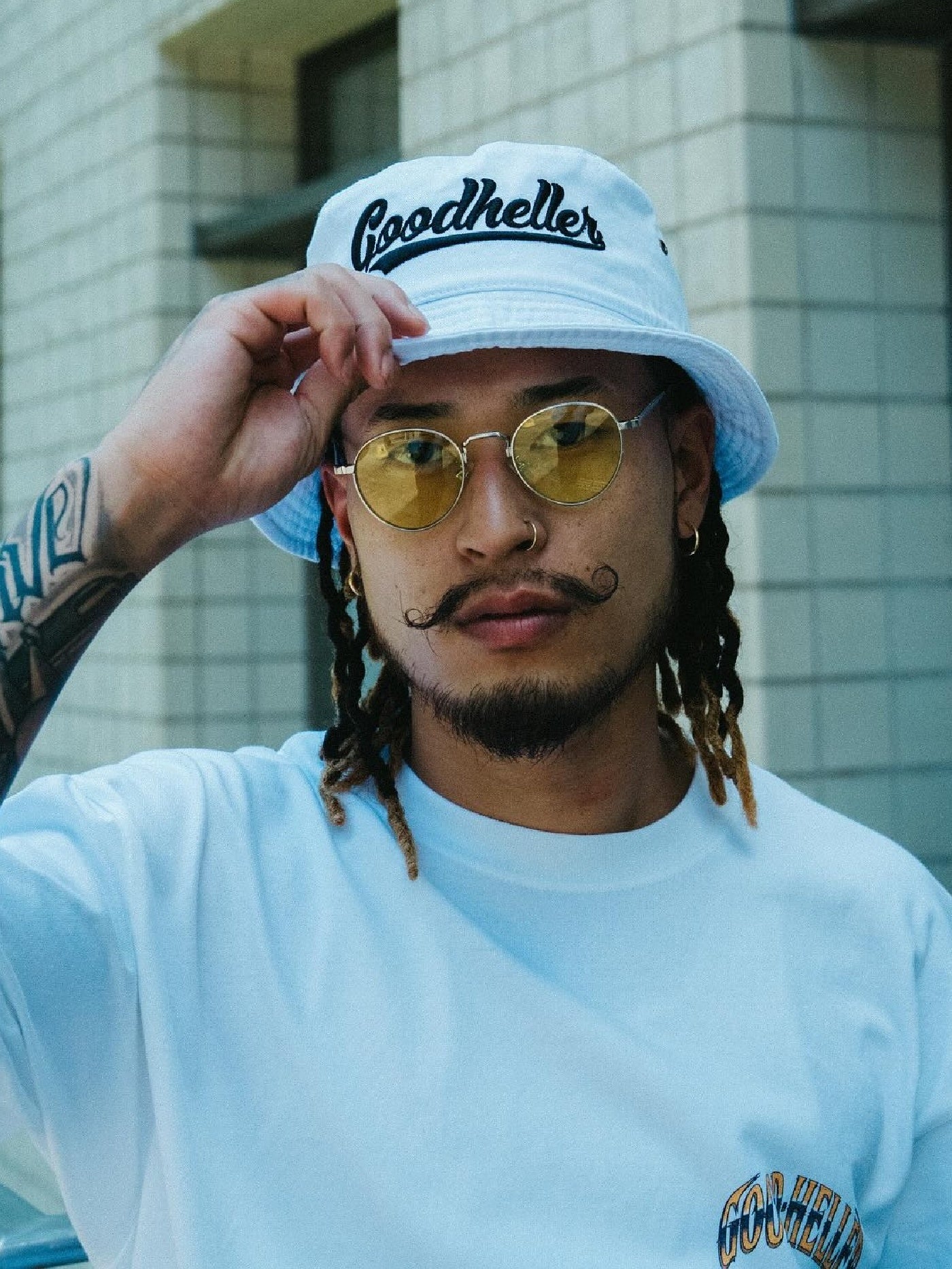 GOOD HELLER | BB LOGO CASUAL BUCKET HAT