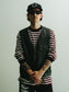 【8.23 (Sat) 12:00 Release】GOOD HELLER | BORDER L/S T-SHIRT - Red