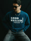 GOOD HELLER | LOGO THERMAL L/S T-SHIRT - Navy