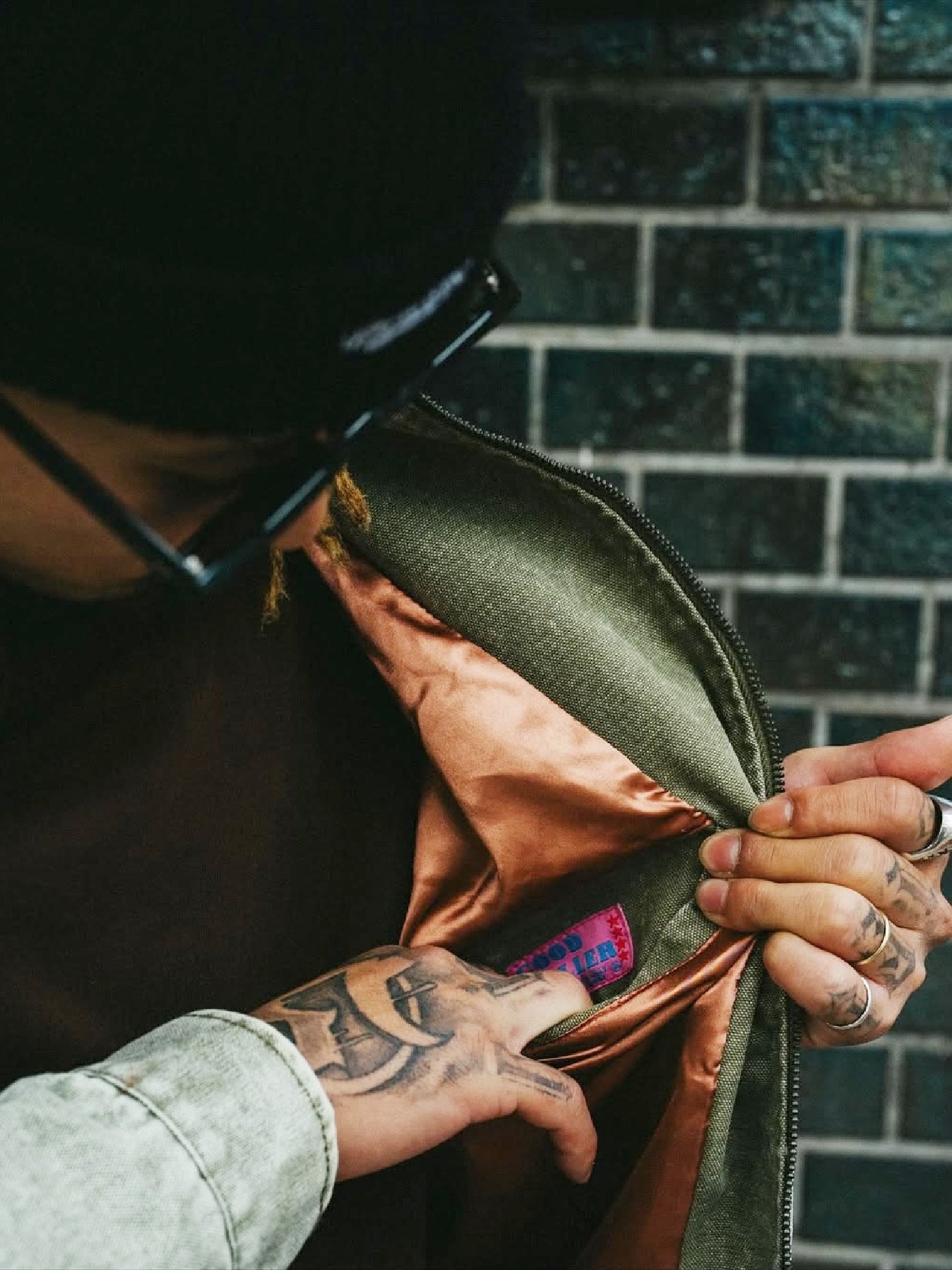 【10.25 (Sat) 12:00 Release】GOOD HELLER | HEAVY CANVAS DETROIT TYPE JACKET - Faded Olive