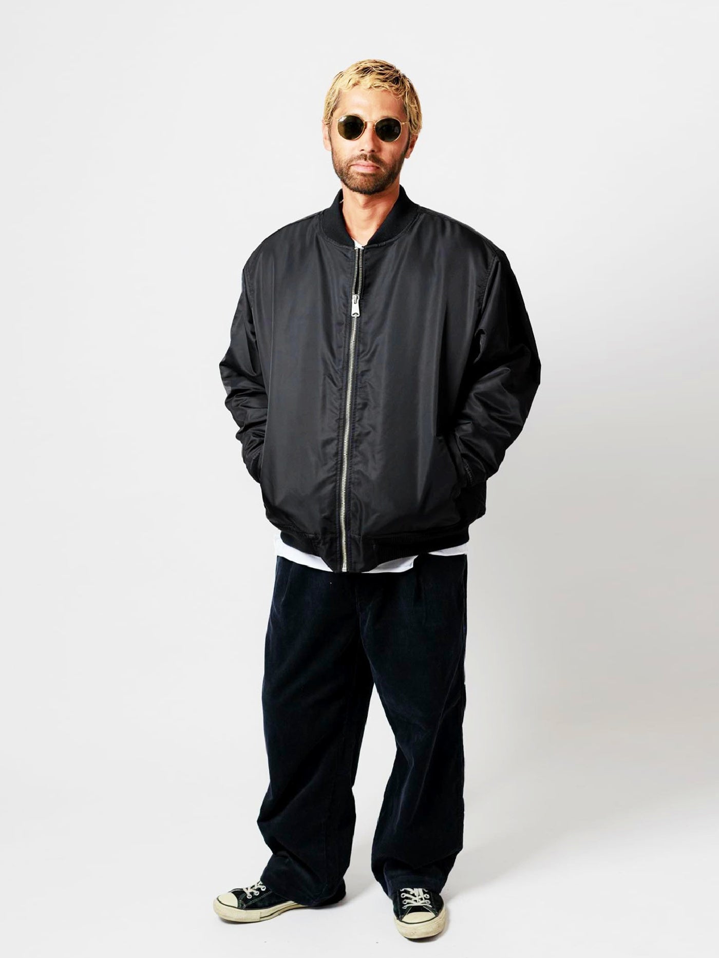 【11.2 (Sun) 12:00 Release】WAX | Bomber Jacket - Black