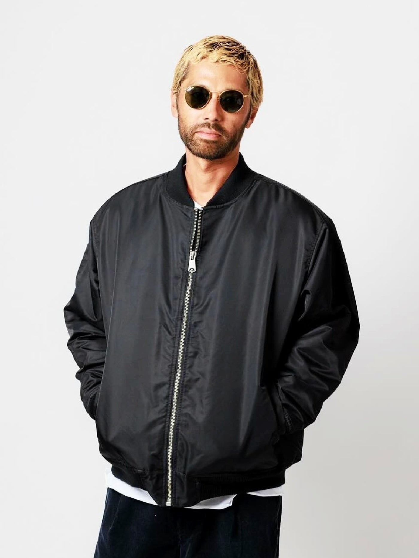 【11.2 (Sun) 12:00 Release】WAX | Bomber Jacket - Black