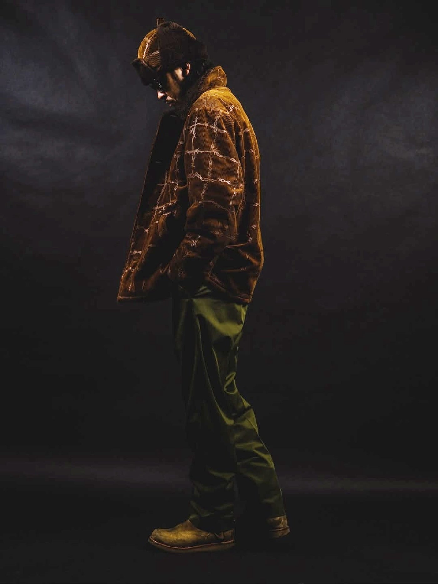 GANGSTERVILLE | BARBED WIRE - RANCH COAT / GSV5302 - Brown