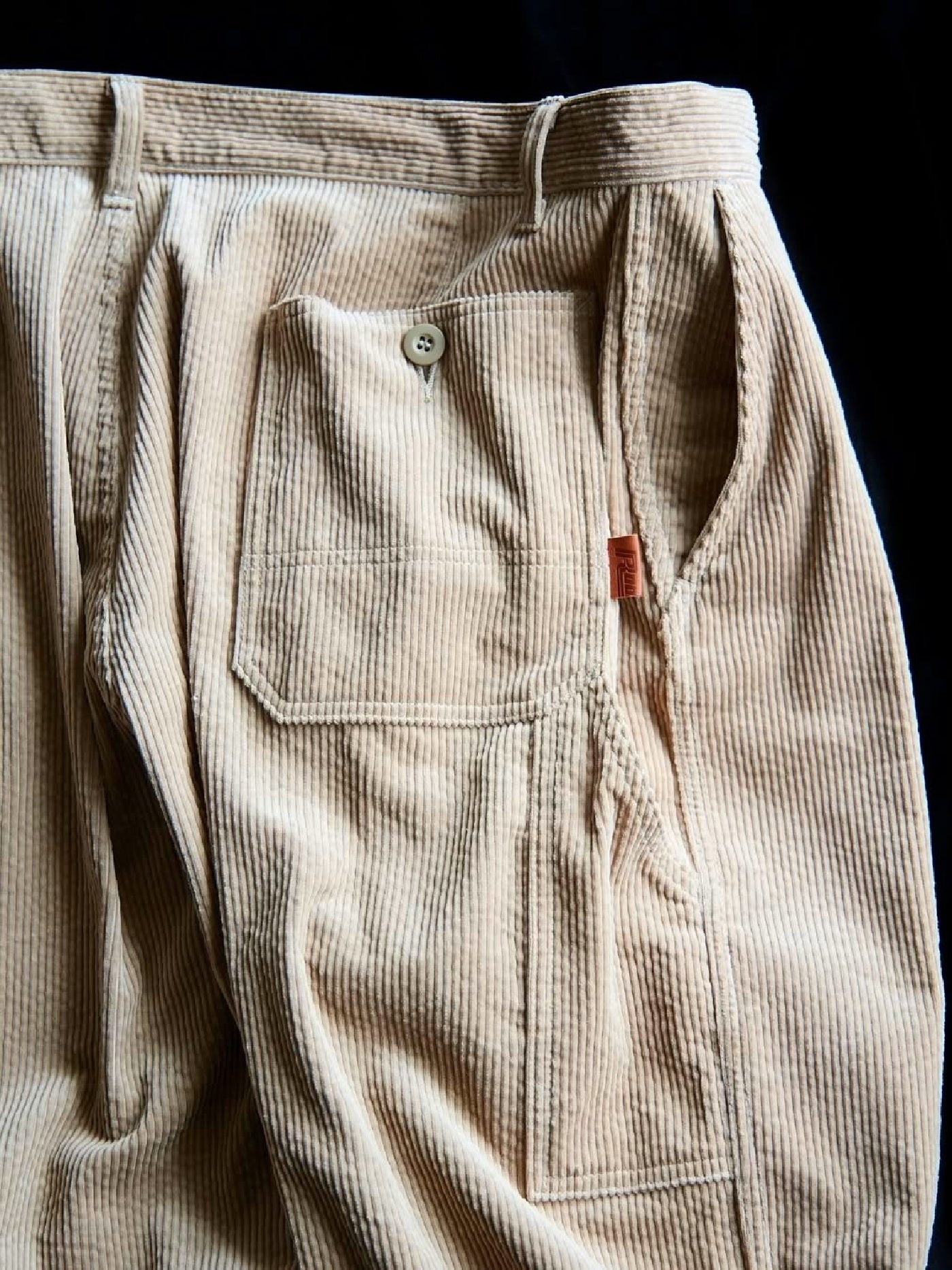 【11.1 (Sat) 12:00 Release】RADIALL | Bricks - WIDE FIT PAINTER PANTS - Taupe