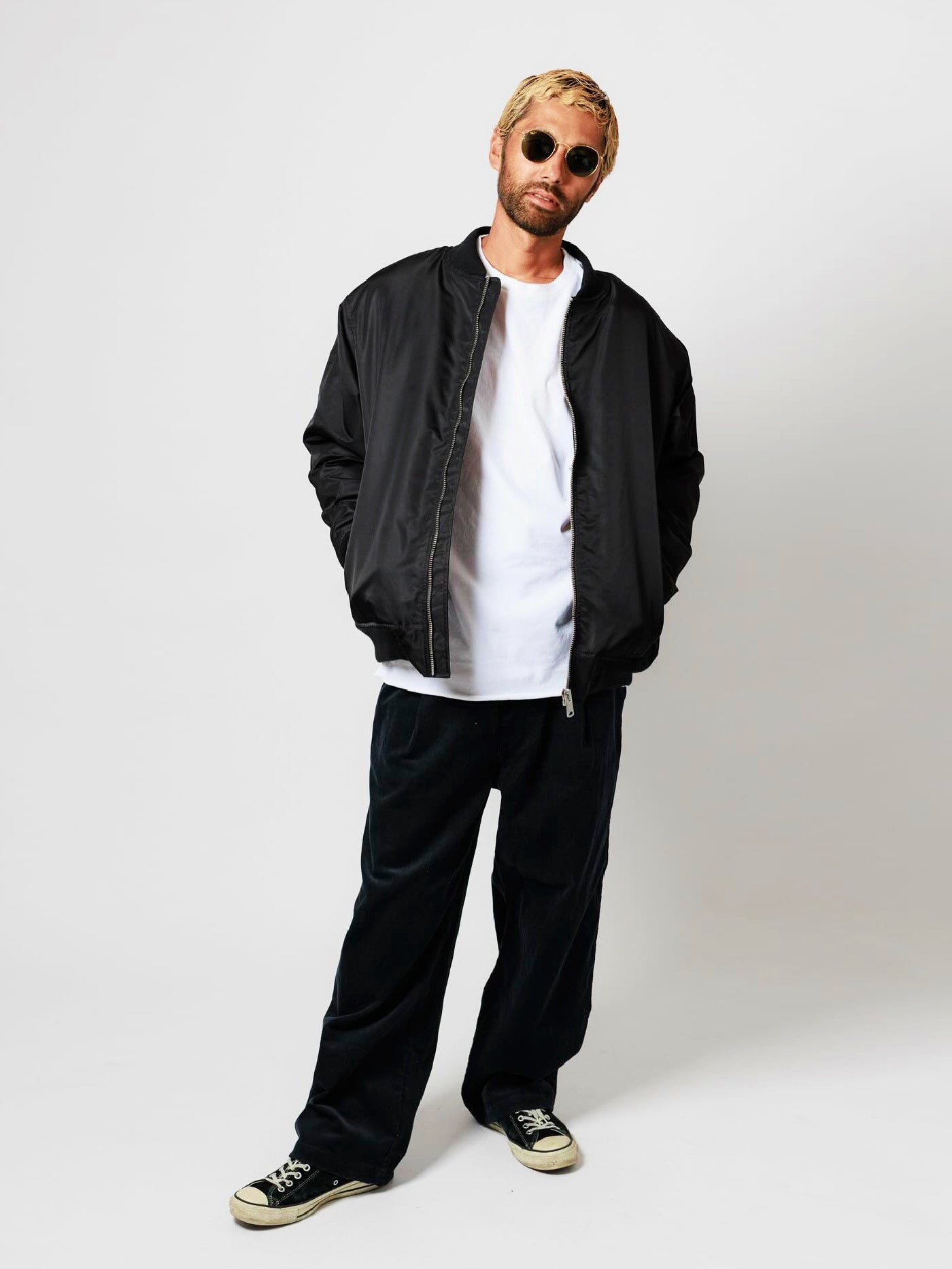 【11.2 (Sun) 12:00 Release】WAX | Bomber Jacket - Black